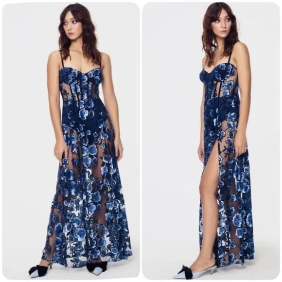 For Love & Lemons Victoria Sequin Dress - Picture 2 of 6